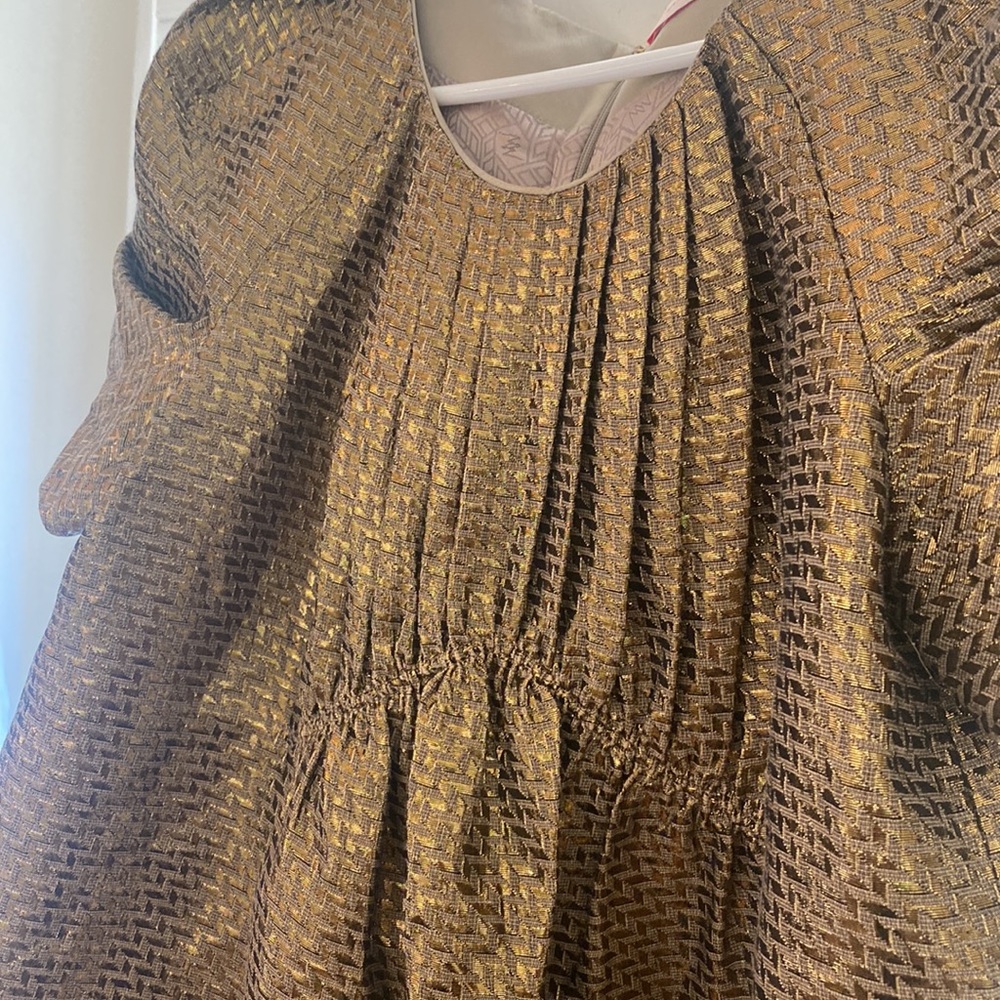 Matthew Williamson Gold Dress